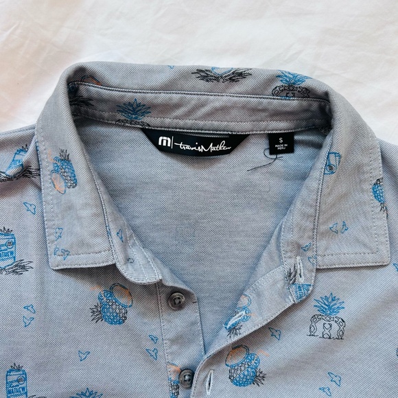 Travis Mathew Men's Bricktown Short Sleeve Golf Polo - Picture 5 of 7